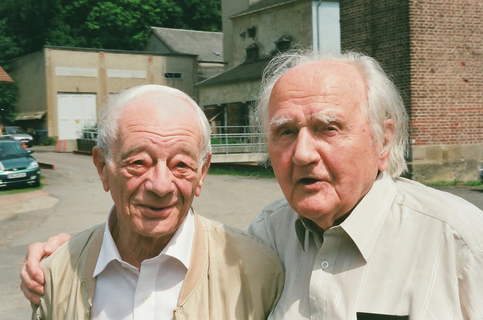 Justin Sonder und Erich Knorr im Jahre 2010  in Sachsenburg