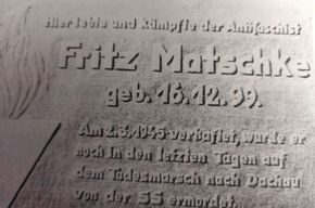 Gedenktafel Fritz Matschke